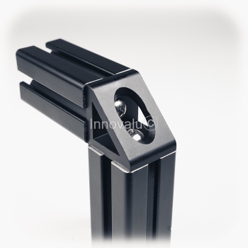 Preview: Angle Bracket 90° P40 Compact – black anodized Preview: Angle P40